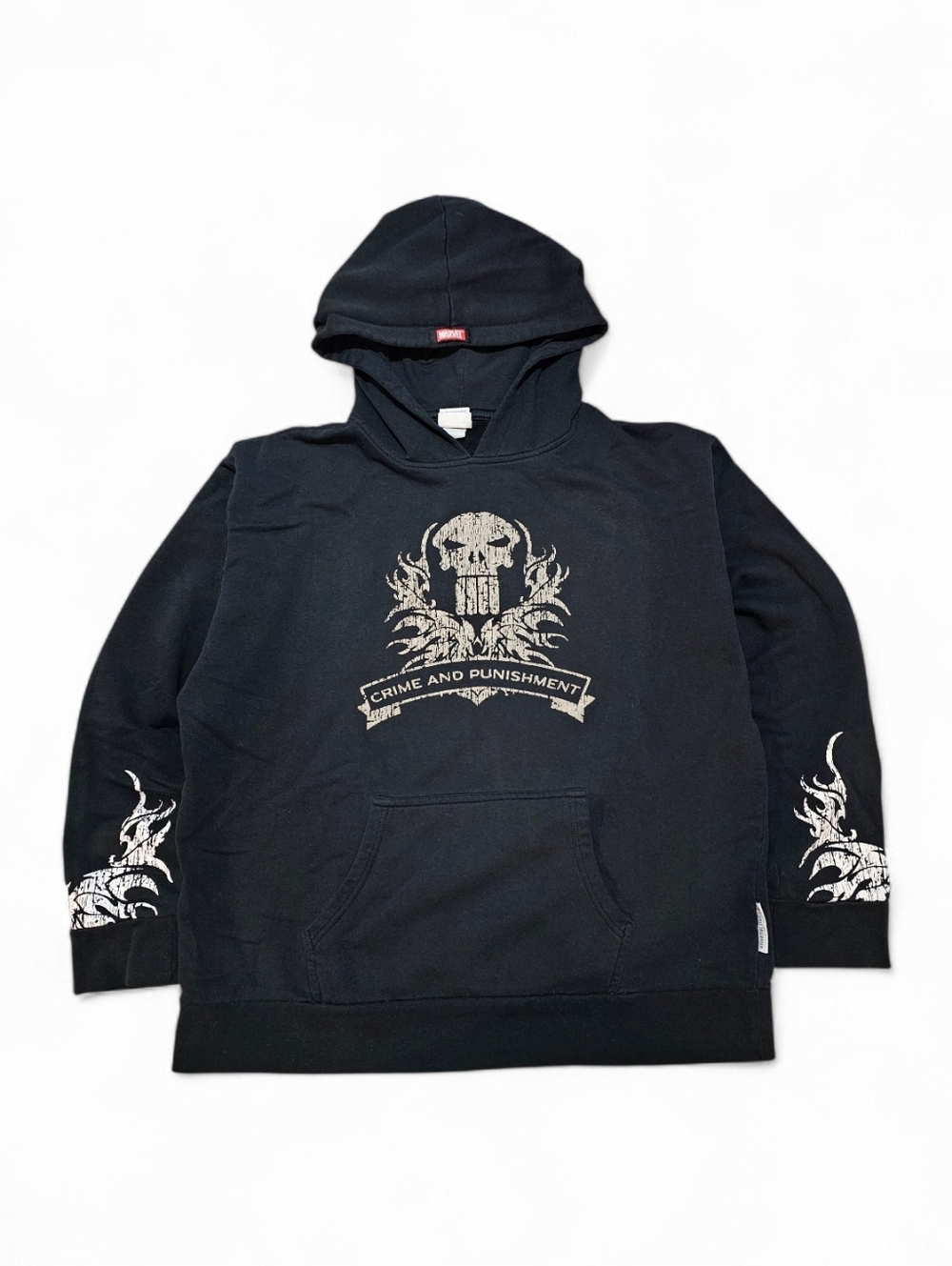 Universal Studios Marvel Crime And Punishment Black Pullover Hoodie